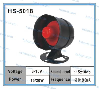 China Popular Car Alarms 20W Electronic siren (HS-5018) for sale