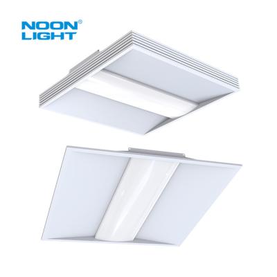 China White Powder Painted Steel LED Troffer Lights CCT Adjustable 120 Degree Beam Angle for sale