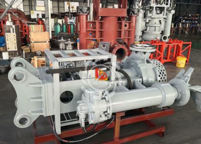 China Large flow mobile submersible slurry sand dredge pump with cutters for sale