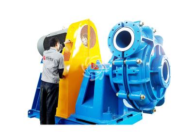 China ZH Series mine tailings metal liner slurry pump with V velt driving for sale