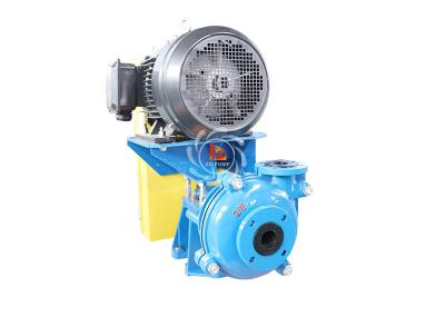 China 2x1.5B rubber lined corrosion resisting slurry pump for sale