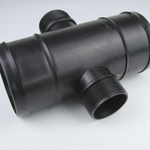 Quality Corrosion Resistant Irrigation Pipe Tee Double Wire Four Way 3 4 Irrigation Tee for sale