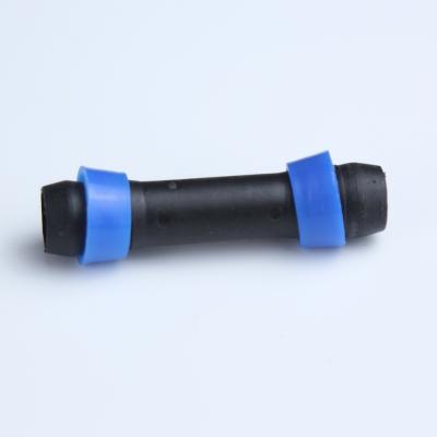 China Eco Friendly Materials Irrigation Tape Fittings 40mm Straight Connector for sale
