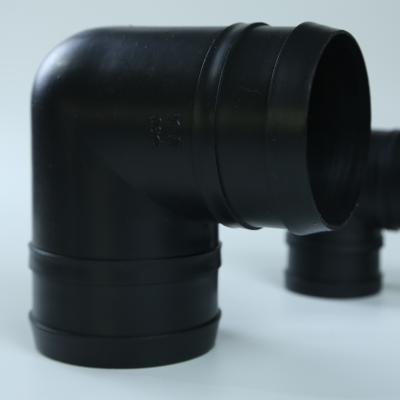 China ODM PE tubo Codo de plástico resistente a los rayos UV tubo Codo en el riego agrícola en venta