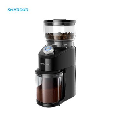 China Automatic Conical Burr Coffee Grinder Precise Setting Electric Coffee Equipment for sale