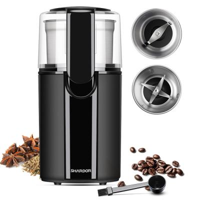 China Easy Clean Detachable Home Electric Coffee Grinder Removable Cup Stainless Steel CG628B for sale