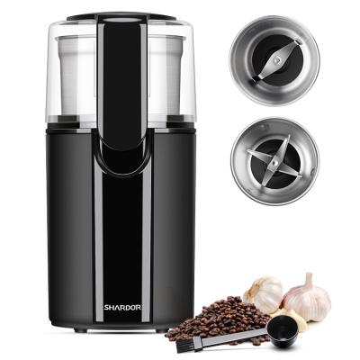 China Medium Powder Coffee Mill Grinder Garlic Removable 2 Cups 200W Home Coffee Machines for sale