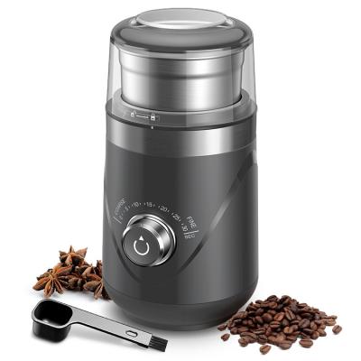 China Grey Electric Coffee Grinder SS304 150W Handheld Coffee Bean Grinder for sale