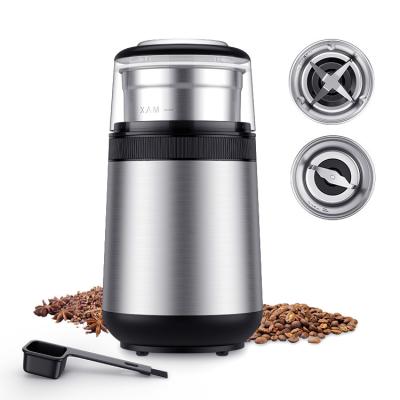 China SS304 Spice Grinder Machine Automatic Coffee Grinder And Maker With 2 Removable Bowls for sale