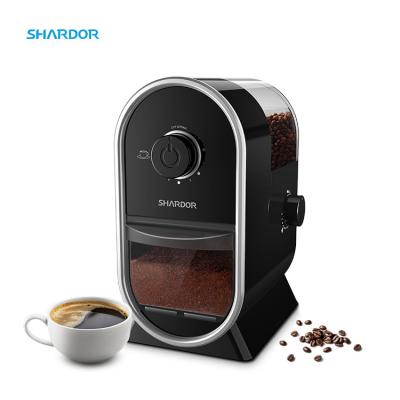China Stainless Steel Burr Coffee Grinder Non Slip Feet Flat Burr Coffee Bean Machine for sale