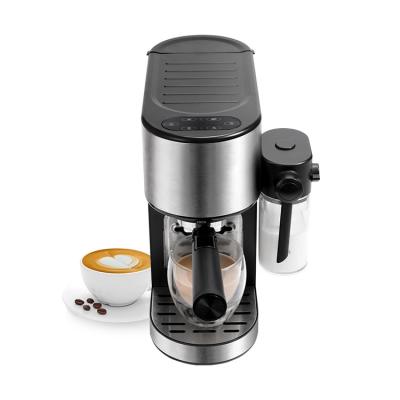 China Professional Espresso Multifunction Coffee Machine ABS Stainless Steel With Milk Frother for sale