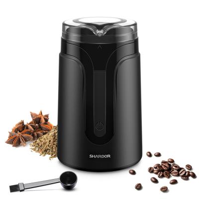 China 40g Small Espresso Coffee Grinder Machine SS304 ABS Black for sale