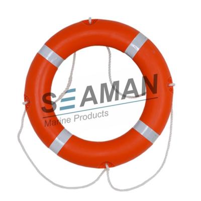 China 4kgs 720mm CCS / EC Cert Life Preserver Ring Marine Lifebuoy With Rescue Line Reflective Tape for sale