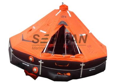 Chine Davier marin - personne 15/16/20/25 gonflable lancée de radeau de sauvetage de SOLAS Capasity à vendre