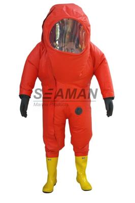 China Chemical Protective Suit Class One Heavy Duty For Marine Firefighters for sale