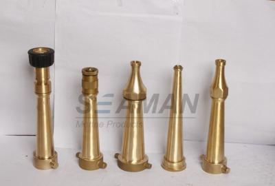 China NST Firemans 2 inch Fire Hose Nozzle  / Brass Water Spray Nozzle for sale