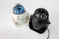 China Plastic Marine Nautical Boat Compass With LED Light White / Black Color for sale