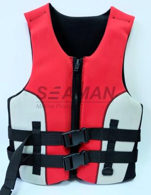 China 100N Neoprene Water Leisure Adult / Kids Life Jackets For Surfing Boating Kayak for sale