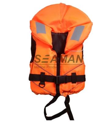中国 オレンジ救助のウォーター・スポーツの救命胴衣100Nのセリウムの証明書ナイロンEPEの泡 販売のため