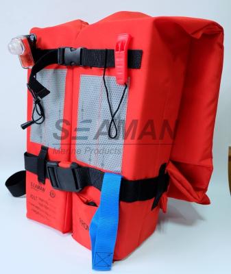 China SOLAS / MED Approval 150N Adult Marine Life Jacket Type - I For Open Water Survival for sale