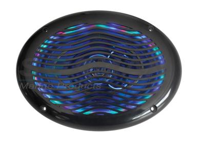China RGB geleid 2 manier stereo Waterdichte Coaxiale Mariene Audiosprekers met ver controlemechanisme voor jacht Te koop