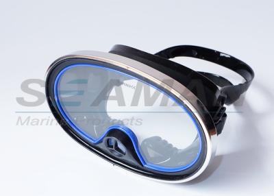China Scuba Diving Classic spear fishing One-Window Silicone Purged Mask with metal frame for sale