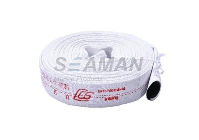 China Marine CCS Certificate Polyester Fire Hose With PVC / TPU / Rubber Lining for sale
