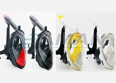 China new updated  fashion look 180 degree full face snorkel mask  with Gopro mount for sale