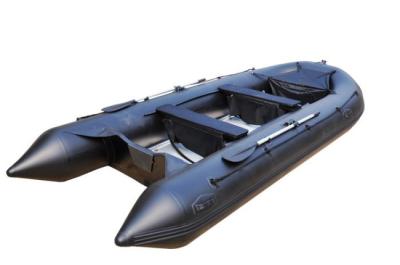 China Hypalon Rescue Inflatable boat Military Rubber Plastic Rib Boat Aluminium Floor for sale
