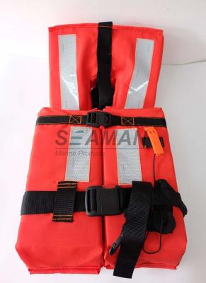 China 150N Offshore Marine Life Jacket SOLAS 74/96 CCS/MED With Reflective Tape for sale