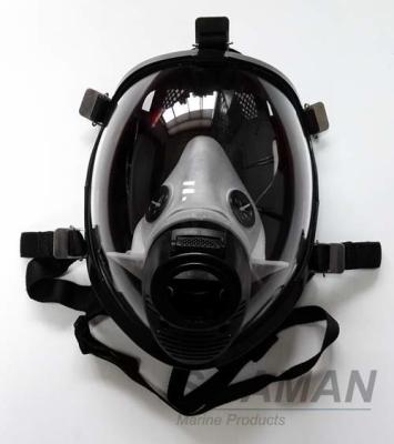 China Fire Fighting Silicone Full Face Gas Mask For Breathing Apparatus SCBA Face Mask for sale