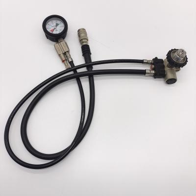 China G5/8 Inlet Thread Breathing Apparatus SCBA Reduce Valve With Pressure Gauge Set à venda