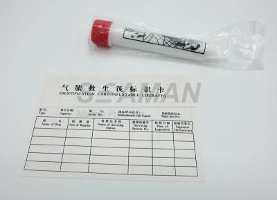 Chine Radeaux de sauvetage de SOLAS/kit gonflable de tube d'identification de radeau de sauvetage avec la carte d'identité à vendre