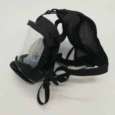 China Het Masker van het ademhalingsapparaat de Volledige Gezicht van de Delensillcone van Ademhalingsapparaten Lens van PC voor Brandbestrijding Te koop