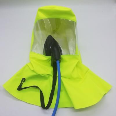 China EEBD Hood Full Face Mask Breathing Apparatus Components With Mouth & Nose Valve for sale