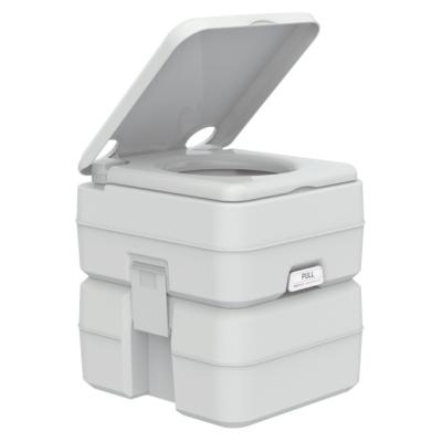 China 20 L White Color Portable Boat Toilet Rv Camping , Marine Toilet Systems for sale