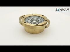 Fishing Boat Brass Compass Size 4“, 5“, 6“ Bronze Nautical Magnetic Compass With Wooden Box