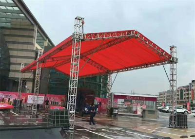 China Mobile Aluminum Stage Truss , DJ Light Stand Truss 400x400 Millimeter Size for sale