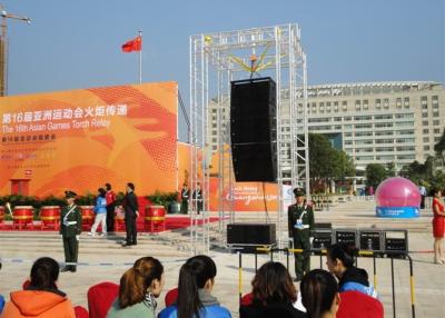 Китай Сверхмощная линия ферменная конструкция диктора массива, подгонянная вертикальная ферменная конструкция освещения продается
