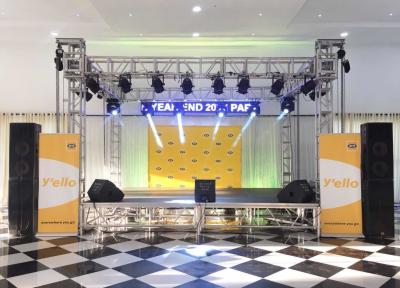 China Indoor Small Concert Stage Truss , Aluminum Truss Stage Light Frame SGS Approved for sale