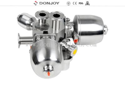 China Multiport Sanitary Diaphragm Valve M65A port valve SS316 can with control Head for sale
