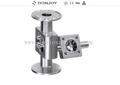 China 1/2 Inch Multi port Stainless Steel Diaphragm Valve , Welding Connecion 3 port valves for sale