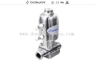 China Mini válvula de diafragma sanitária enlatada com atuador de aço inoxidável à venda