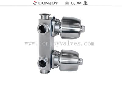 China 3/4 Inch Multi function Sanitary Diaphragm Valve DN80 , 3 ports for sale