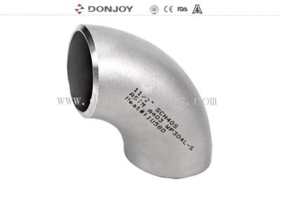 China SS304 Industrial Butt weld Stainless Steel bend elbow 90 degree Pipe Fittings Sch10 Sch 20 SCH40 pipe accessories for sale