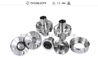 China Hygienic Aseptic Flange Set Stainless Steel Sanitary Fittings DN11864  Sanitary Thread union for sale
