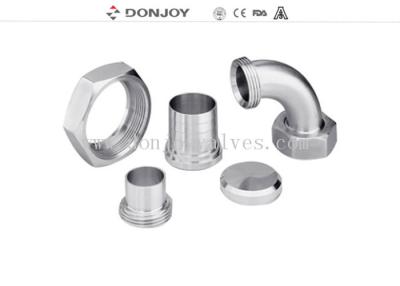 China 3A Union Series Tri Clover Clamp / Stainless Steel Clamps CNC Surface for sale
