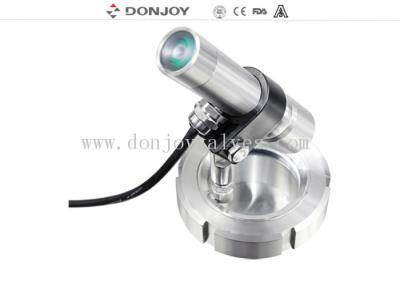 China Union Sight Glass Stainless Steel Sanitary Fittings Union Sight Glass With Lamp for sale