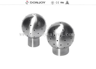 China 360 Degree Fixed Tank Spray Balls Pin Connection For Yeast Breeding for sale