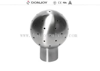 China Fixed 360 Degree Tank Spray Balls for Cleaning , Stainless Steel 304 Pin Connection Clean Head for sale